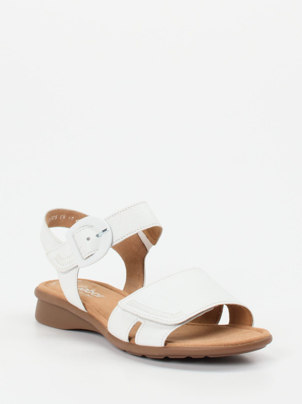 Gabor Comfort – Komfortsandale aus Kalbleder weiß