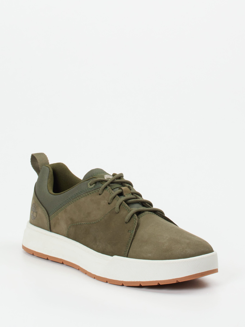 Timberland – Sneaker aus Nubukleder in Olivgrün