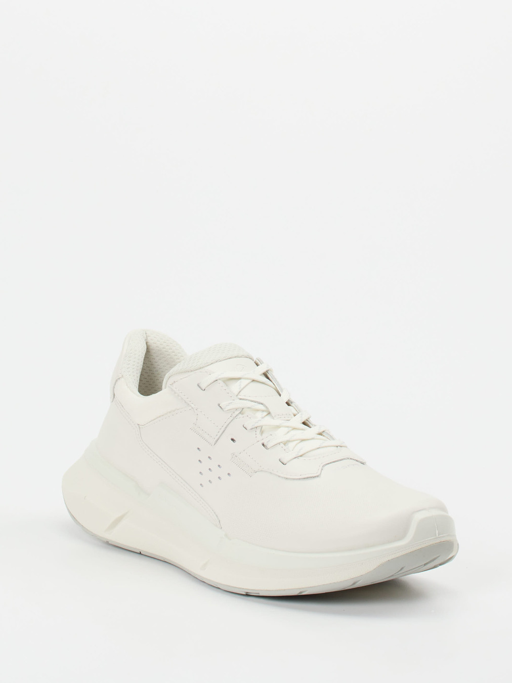 Ecco – Sneaker aus Kalbleder in Off-White