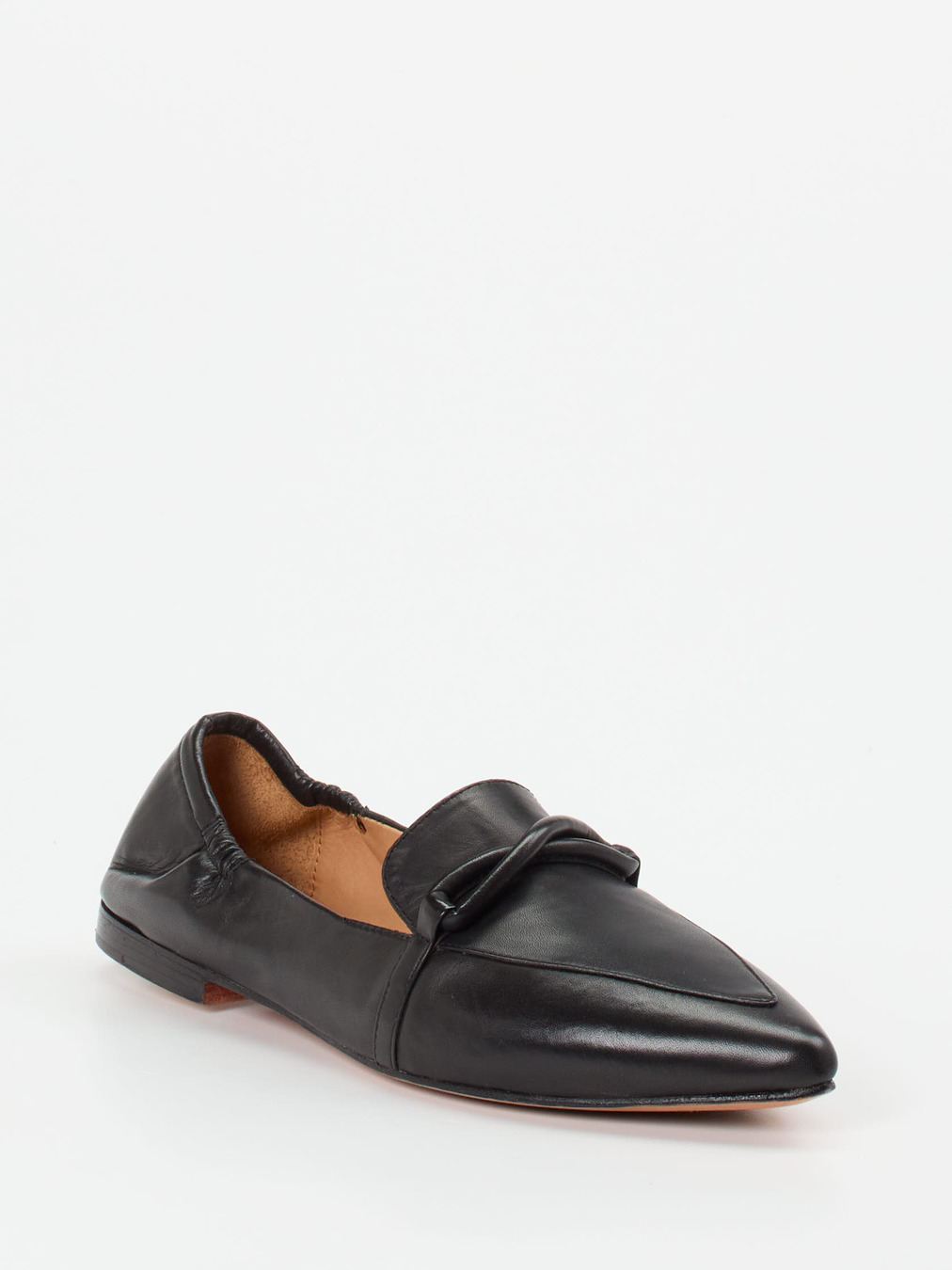 Andrea Puccini – Loafer aus Lammleder schwarz matt