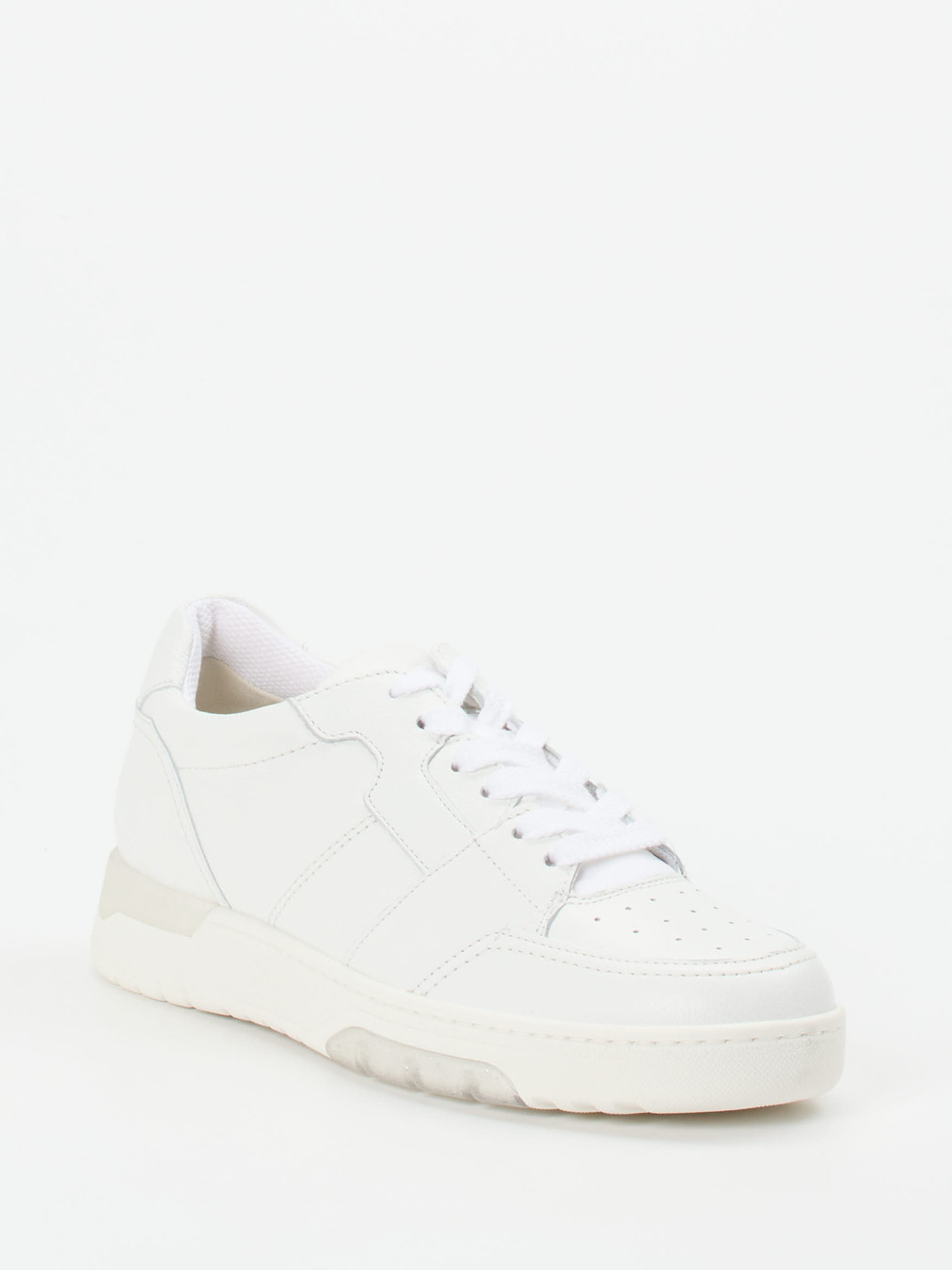 Paul Green – Sneaker aus Kalbleder in Weiß