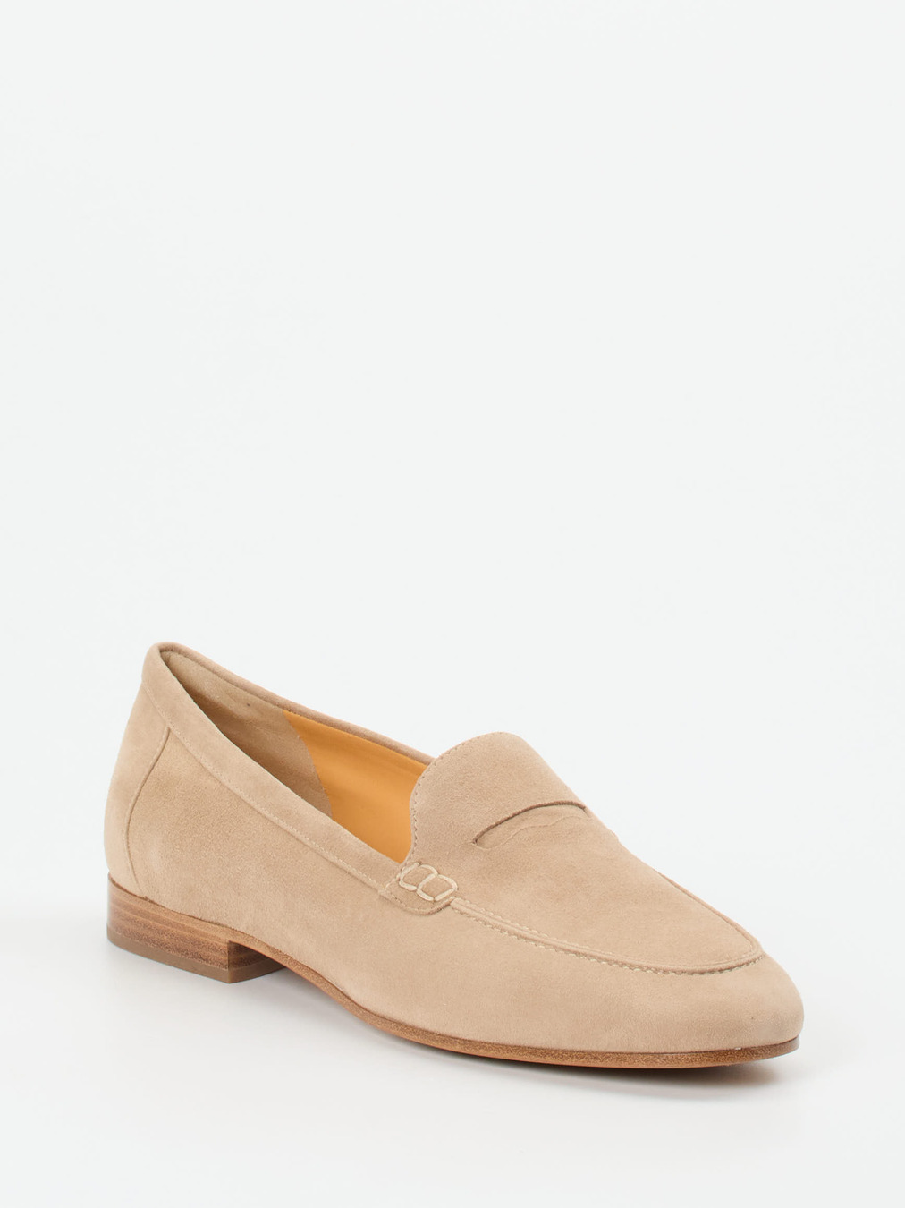 Truman's – Loafer aus Veloursleder in Beige