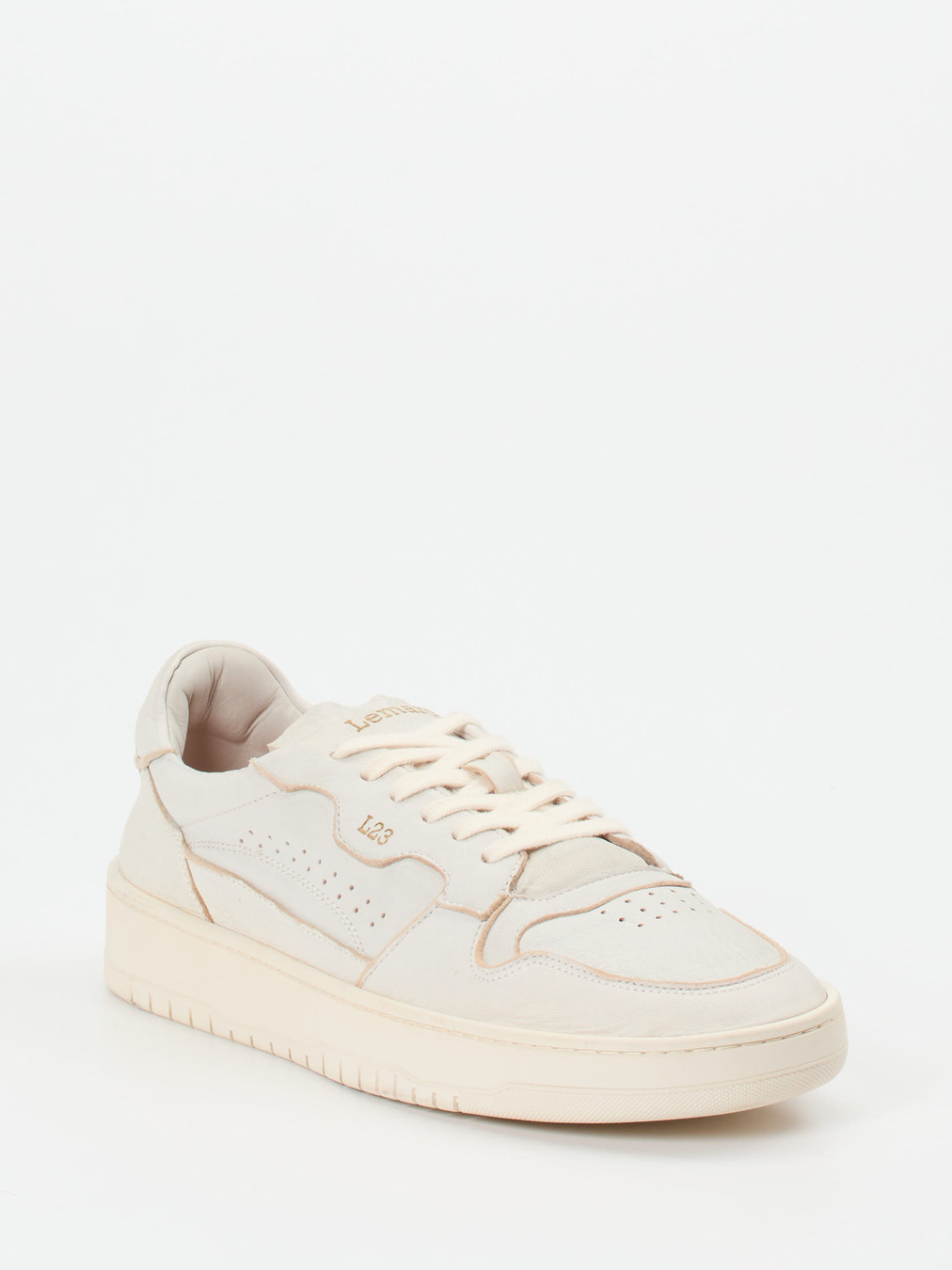 Lemargo – Sneaker aus Hirschleder in Cremeweiß