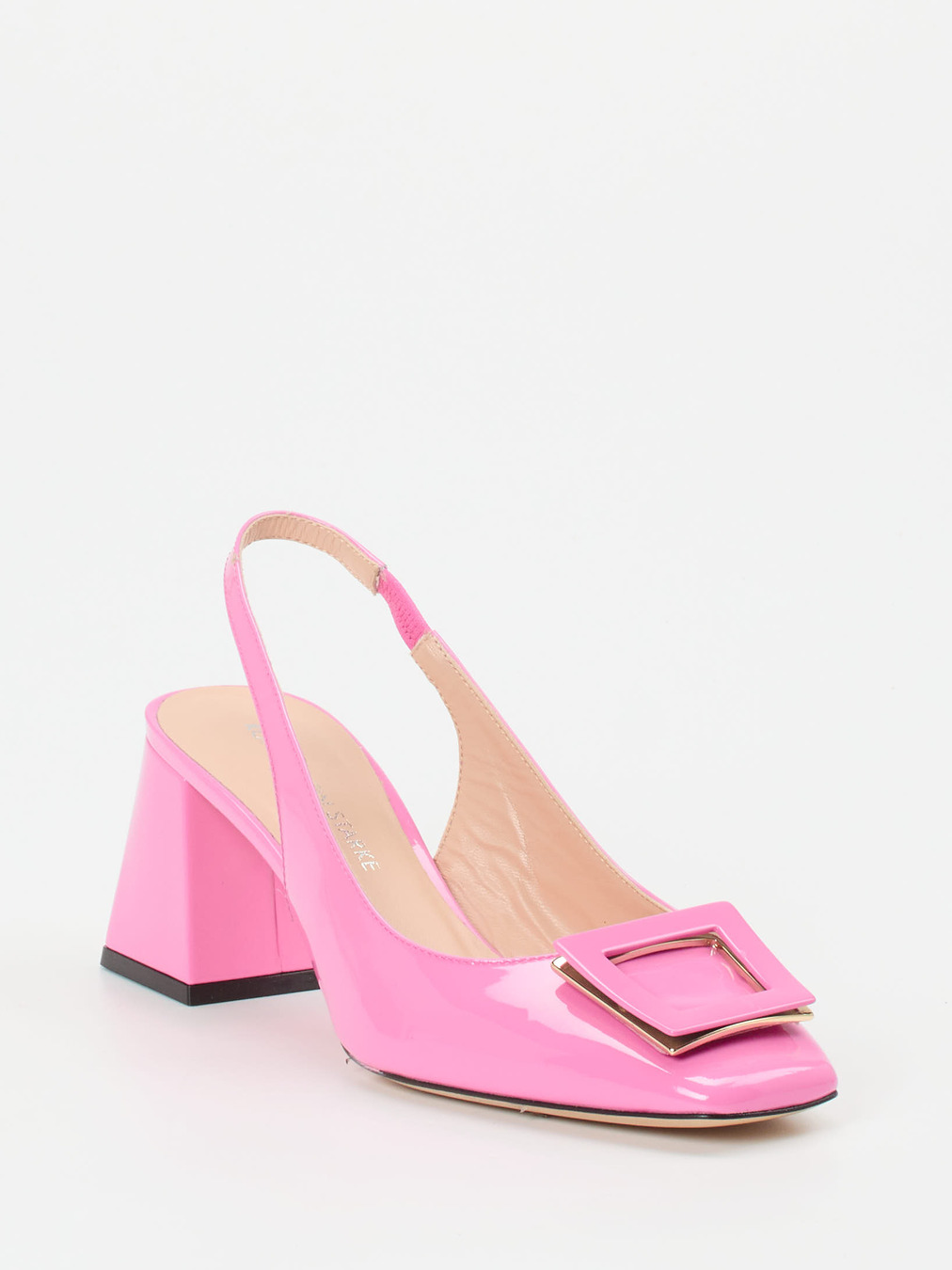 Konstantin Starke – Slingpumps aus Lackleder Pink