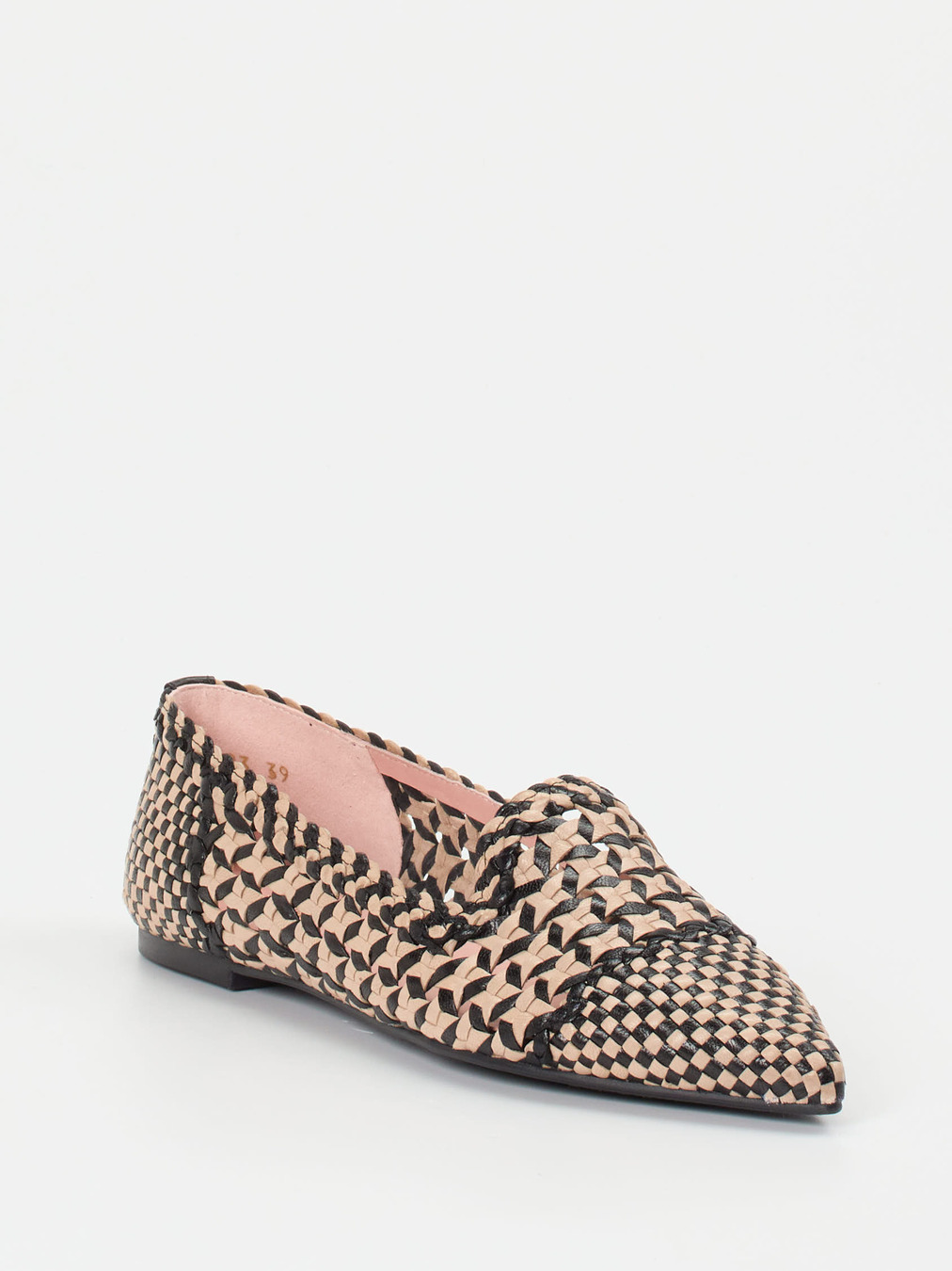 Pretty Ballerinas – Loafer aus geflochtenem Lammleder