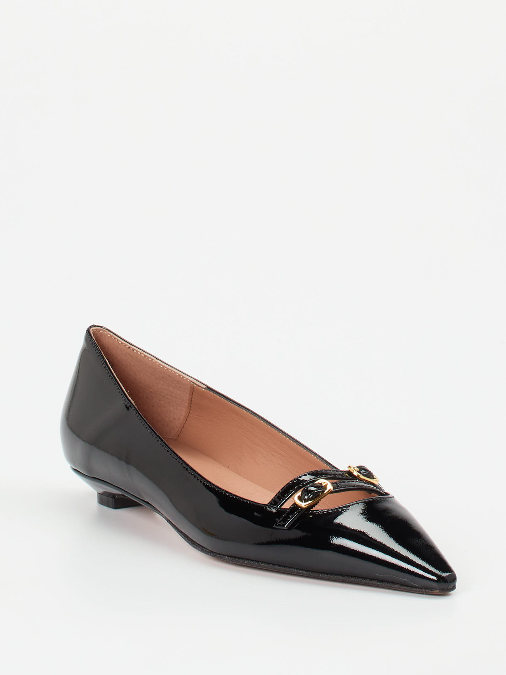 Konstantin Starke – Ballerinas aus Lackleder Schwarz