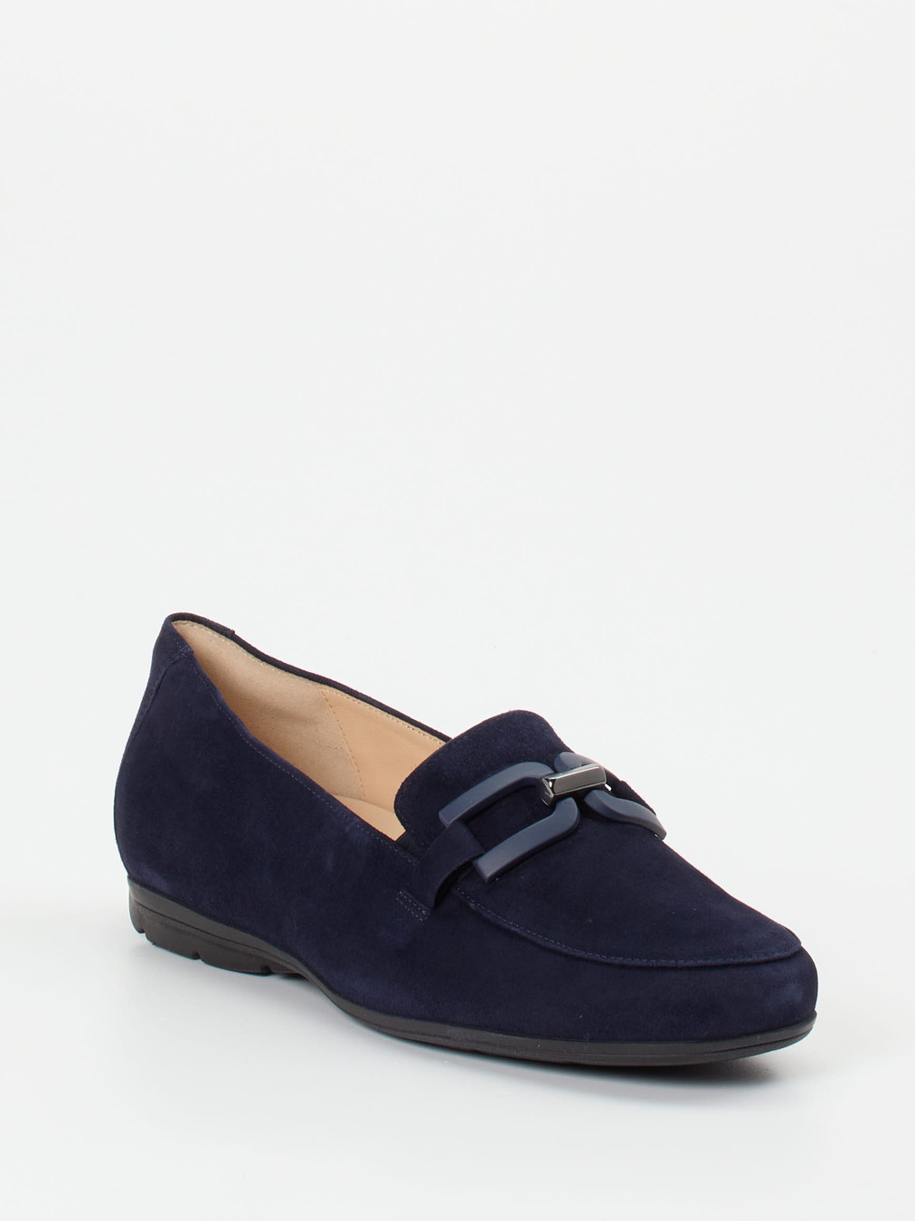 Hassia – Loafer aus Veloursleder marineblau