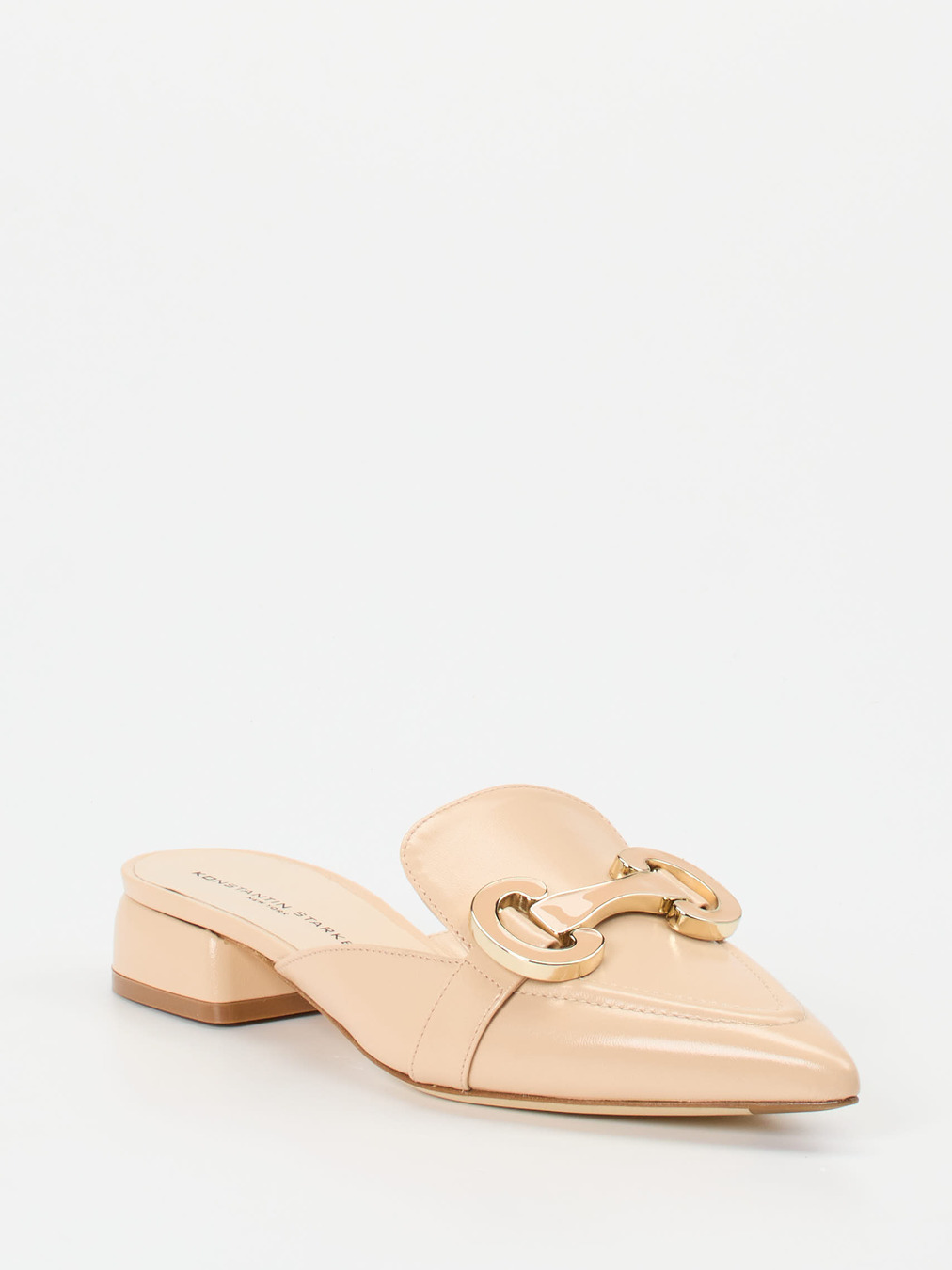 Konstantin Starke – Mules aus Lackleder in Beige