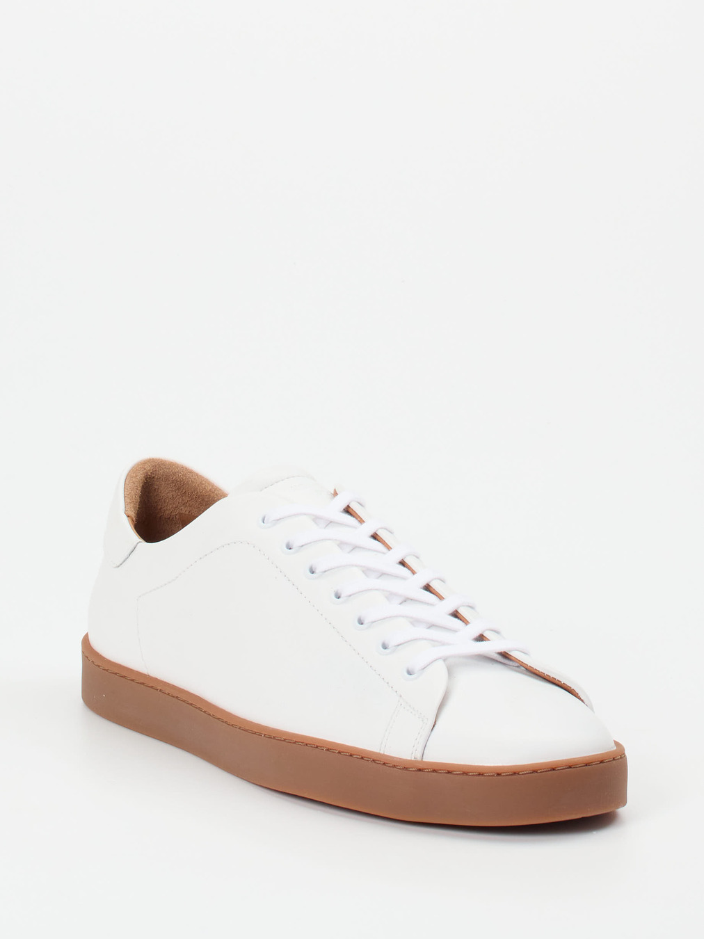 Konstantin Starke – Sneaker aus Kalbleder Weiß