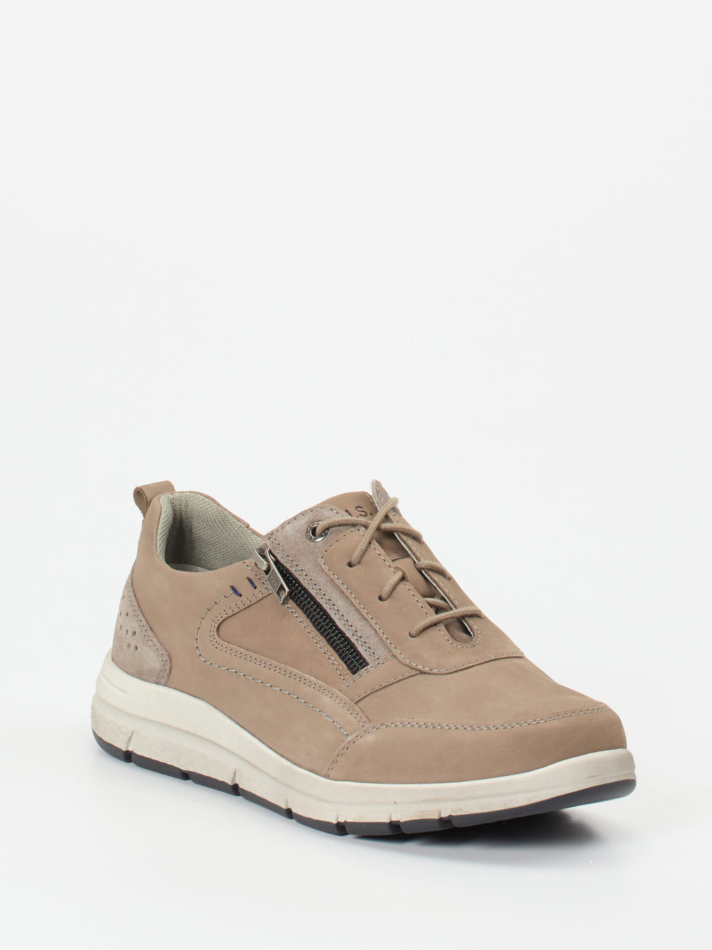 Josef Seibel – Schnürschuh aus Nubukleder Taupe