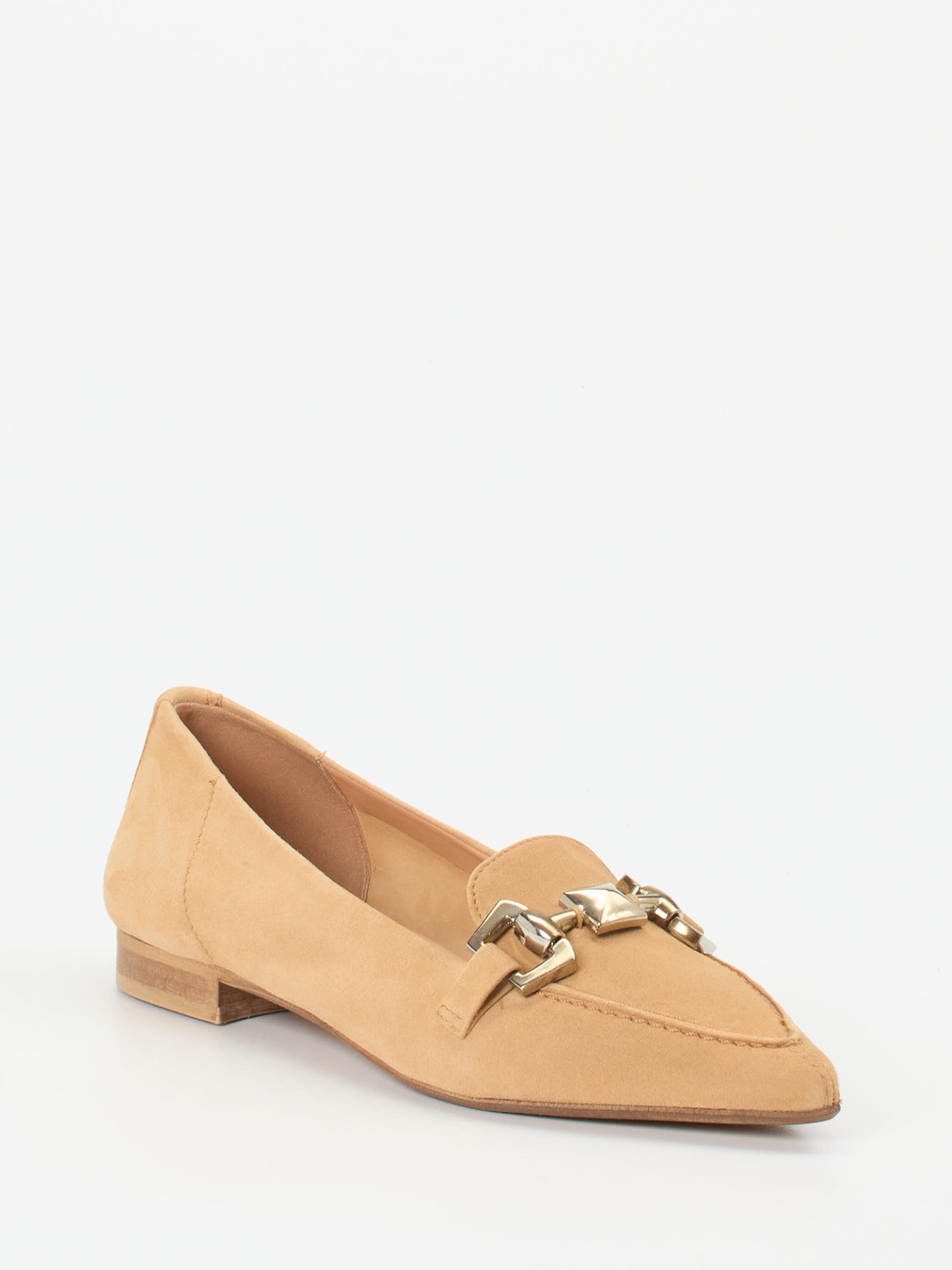 Donna Carolina – Loafer aus Veloursleder Camel