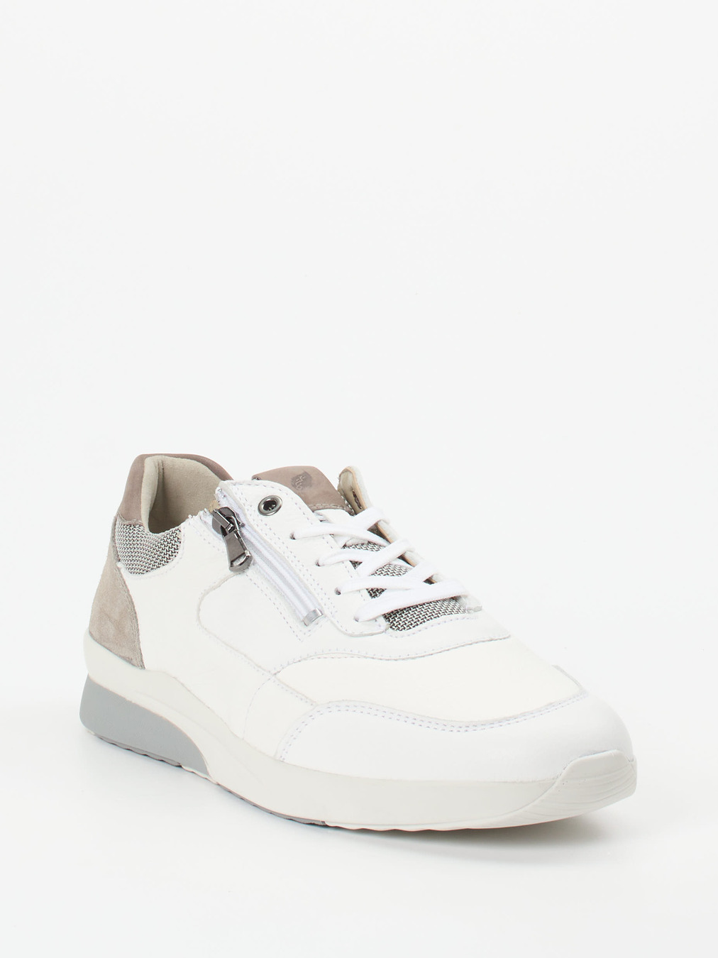 Waldläufer – Sneaker aus Kalbleder in Offwhite