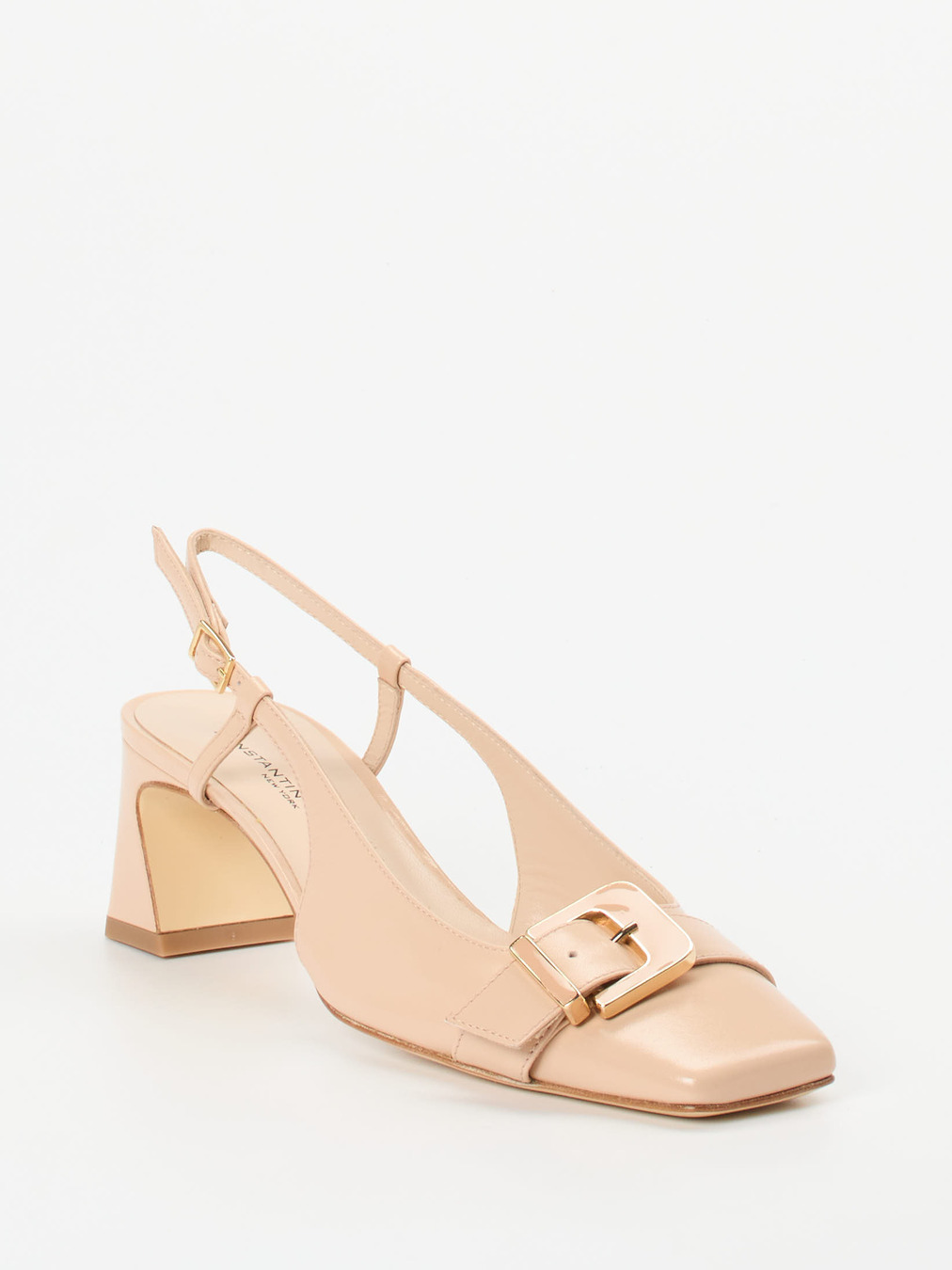 Konstantin Starke – Slingpumps aus Lackleder nude