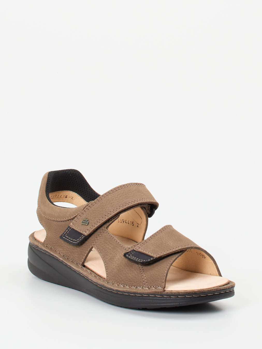 Finn Comfort – Komfortsandalen aus Nubukleder Taupe
