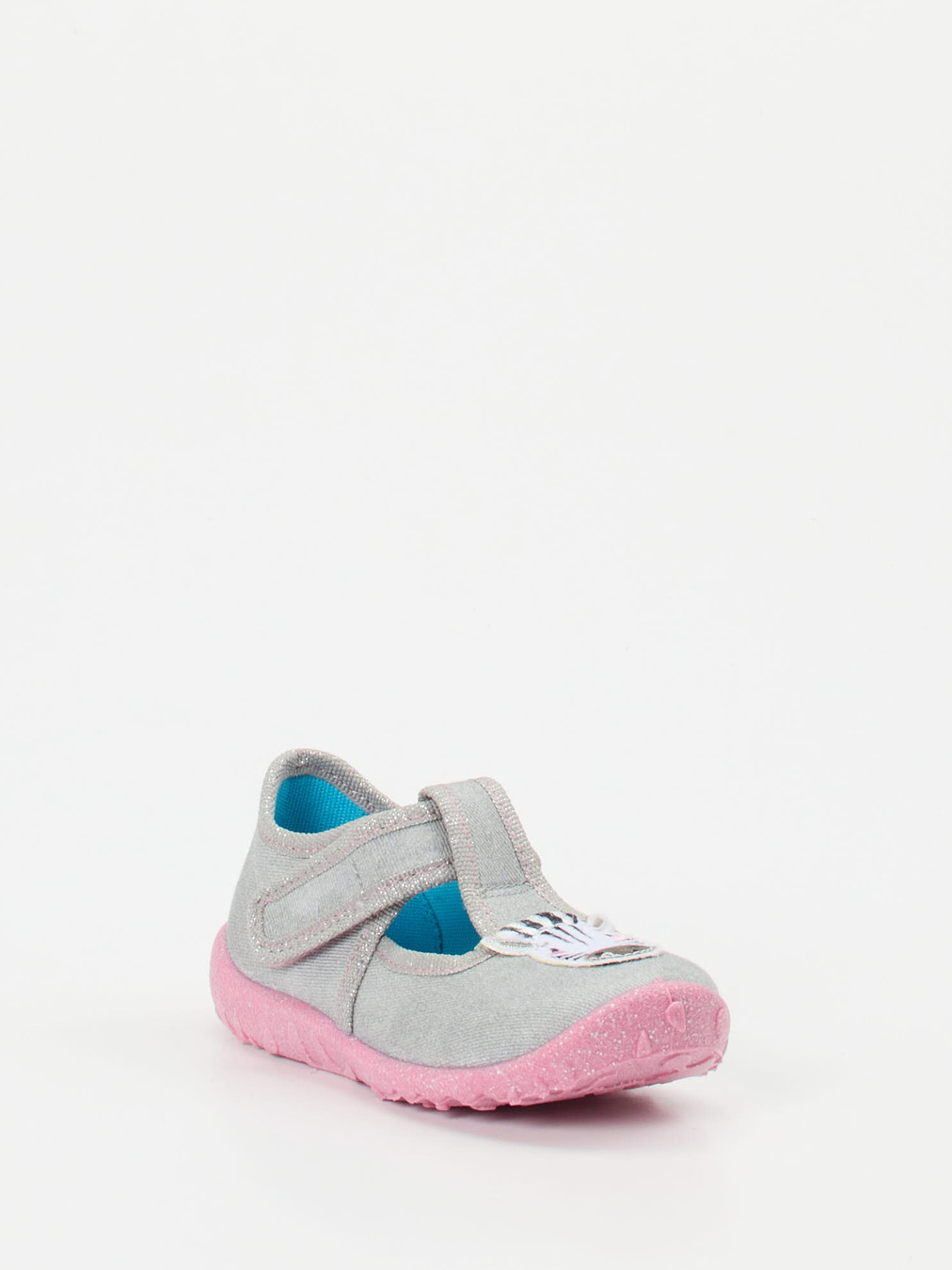 Superfit – Kinder-Hausschuh aus Textil in Grau