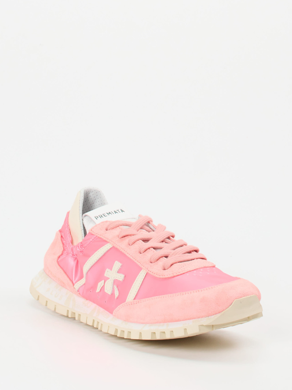 Premiata – Sneaker aus Veloursleder in Rosa