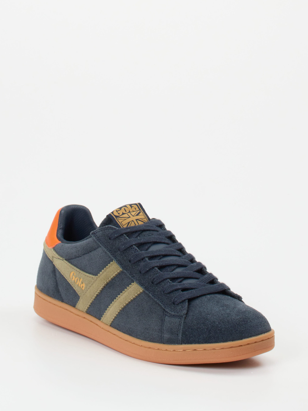 Gola – Sneaker aus Veloursleder in Dunkelblau