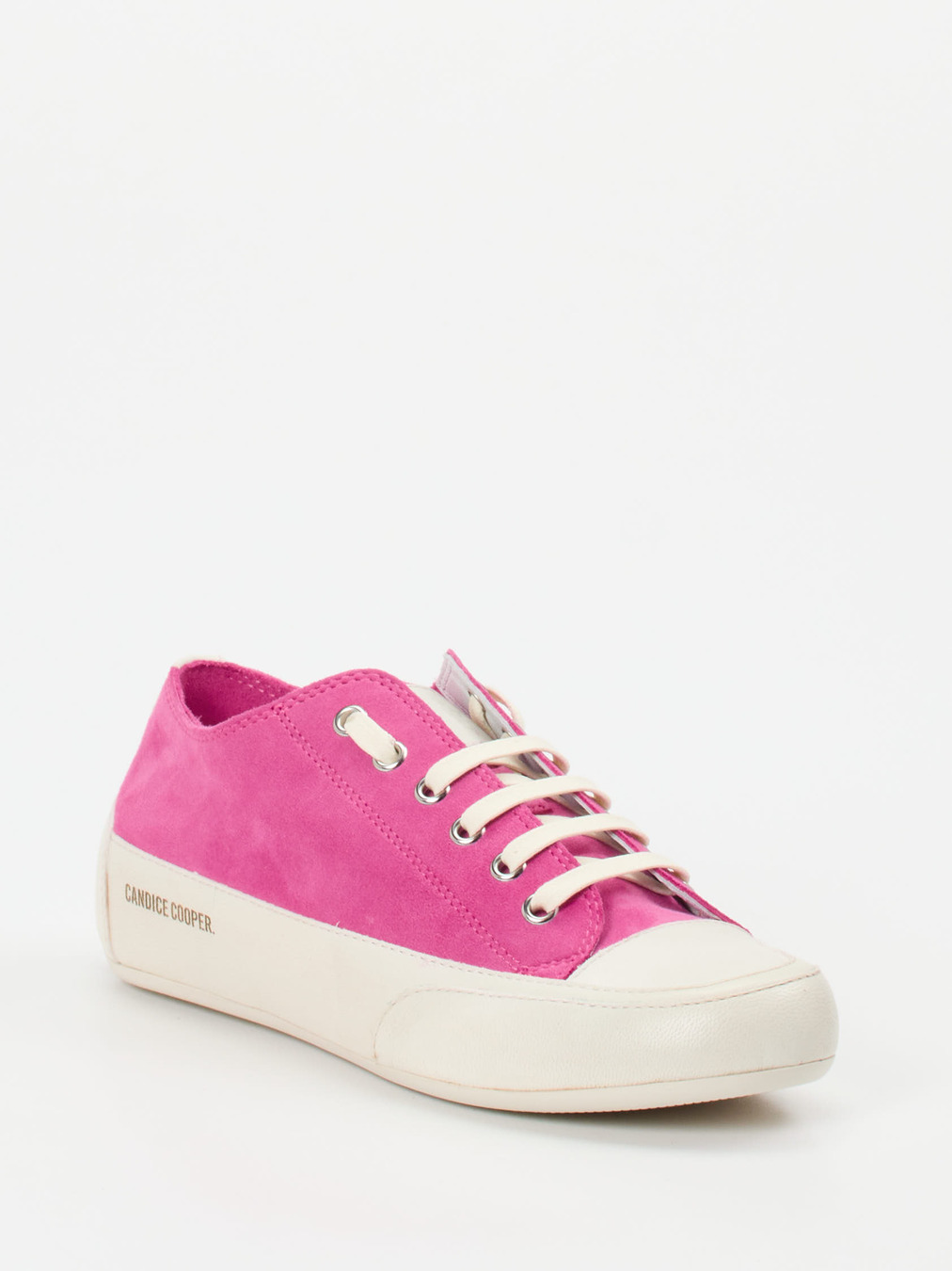 Candice Cooper – Sneaker aus Veloursleder Pink