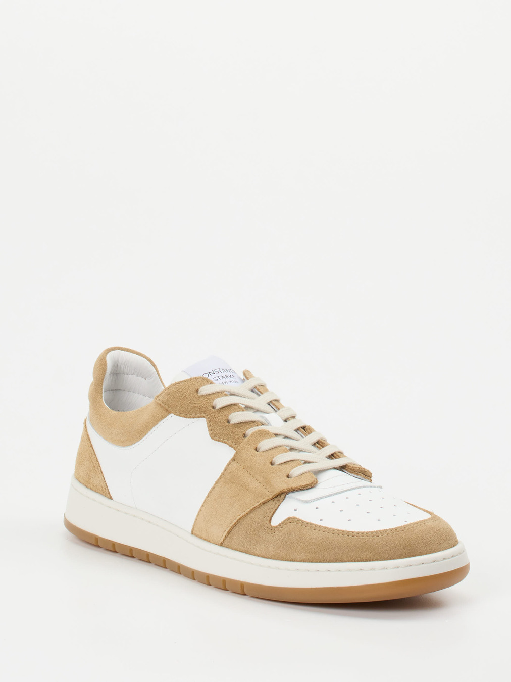 Konstantin Starke – Sneaker aus Kalbleder in Beige