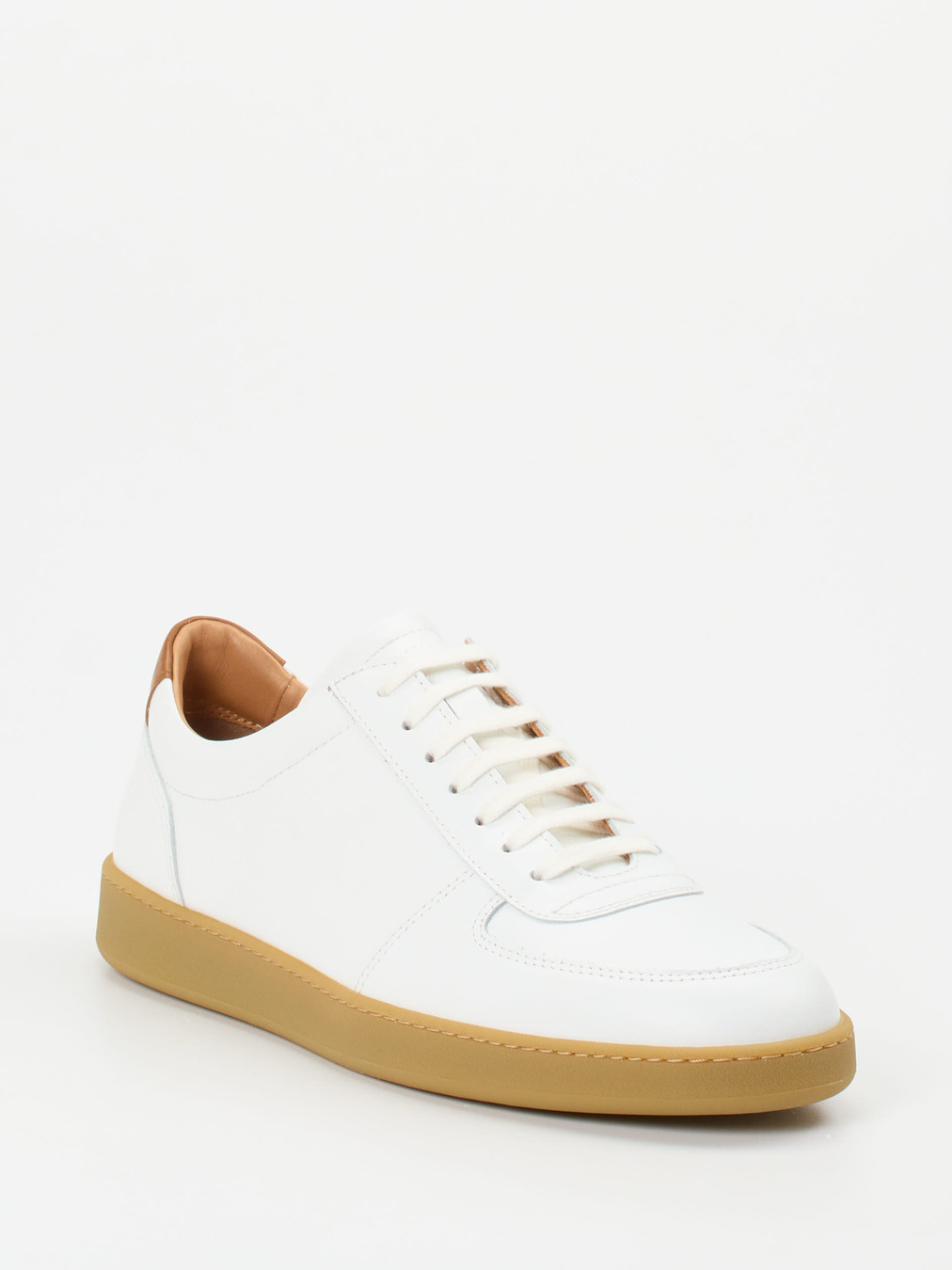 Konstantin Starke – Sneaker aus Kalbleder Weiß
