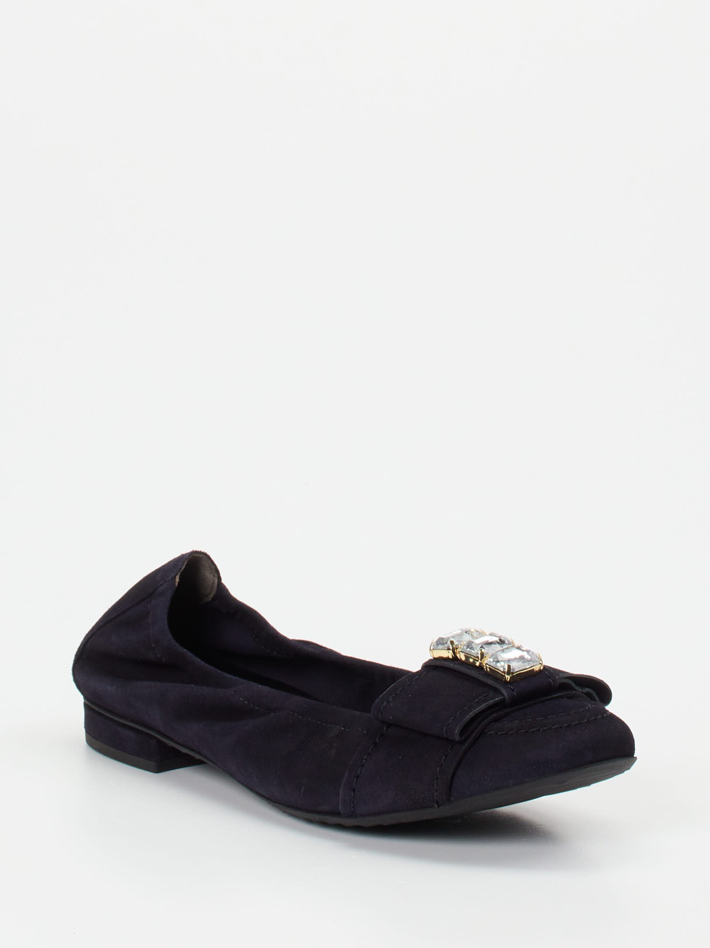Kennel & Schmenger – Ballerinas aus Veloursleder tiefblau