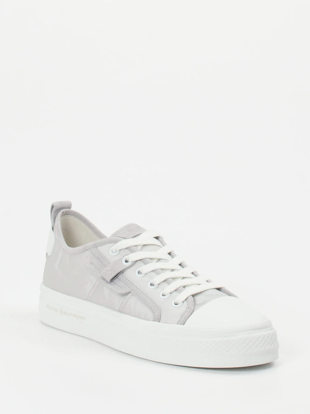 Kennel & Schmenger – Sneaker aus Textil und Glattleder grau