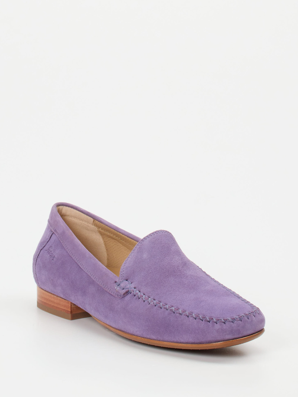 Sioux – Loafer aus Veloursleder in Flieder