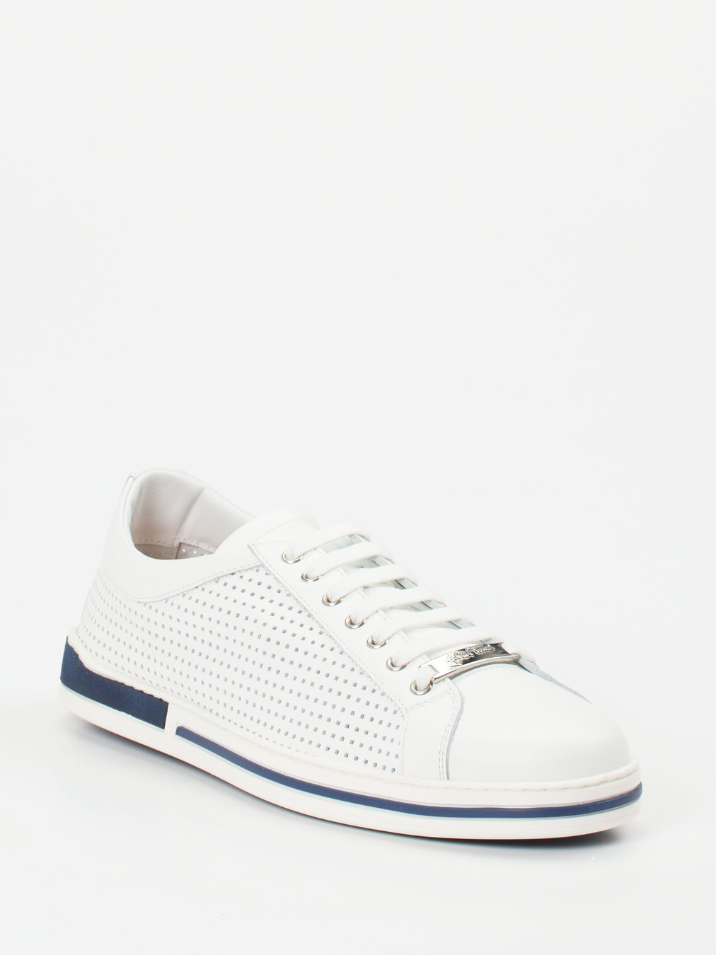 Galizio Torresi – Sneaker aus Kalbleder Weiß