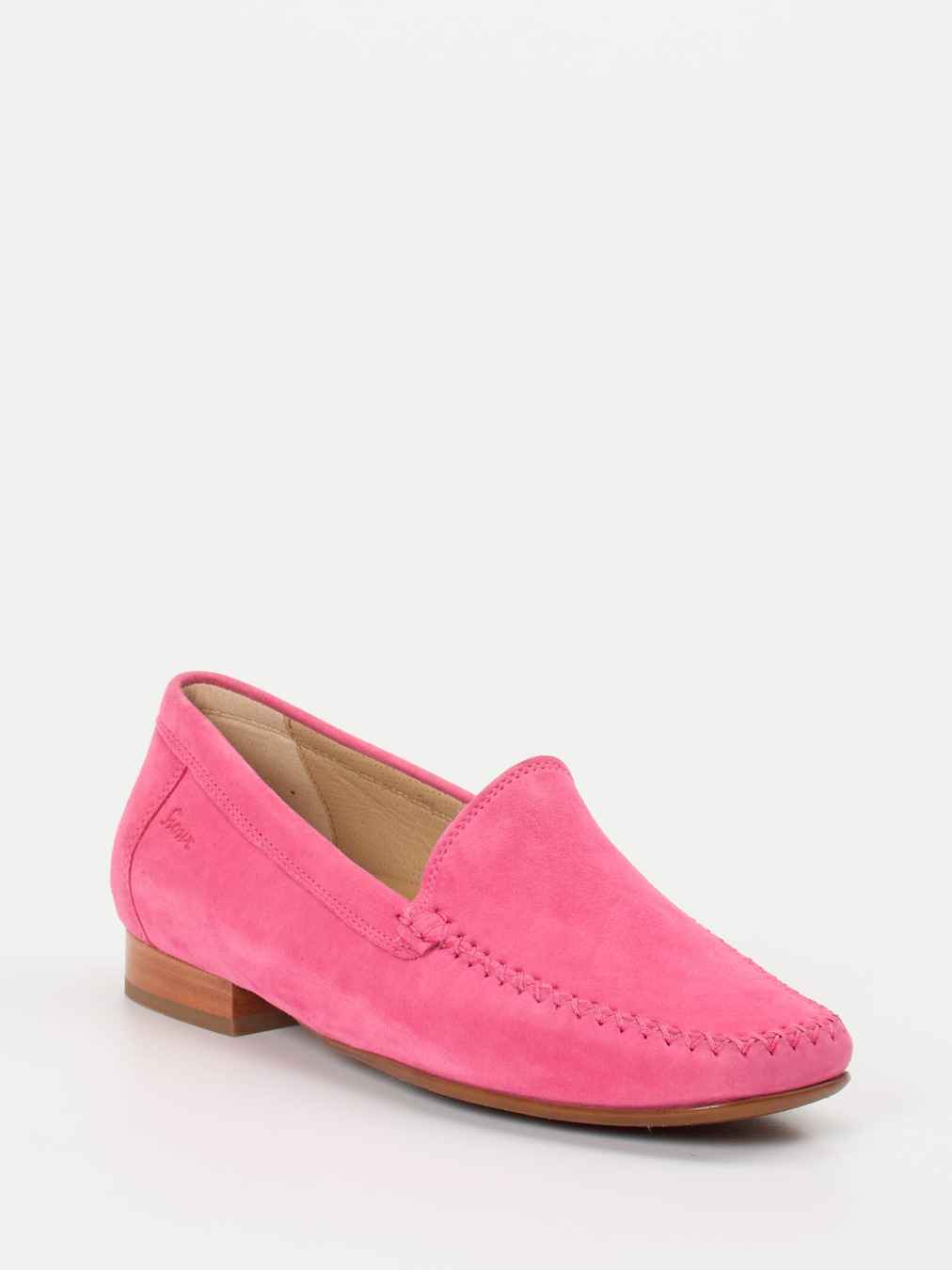 Sioux – Mokassin aus Veloursleder pink