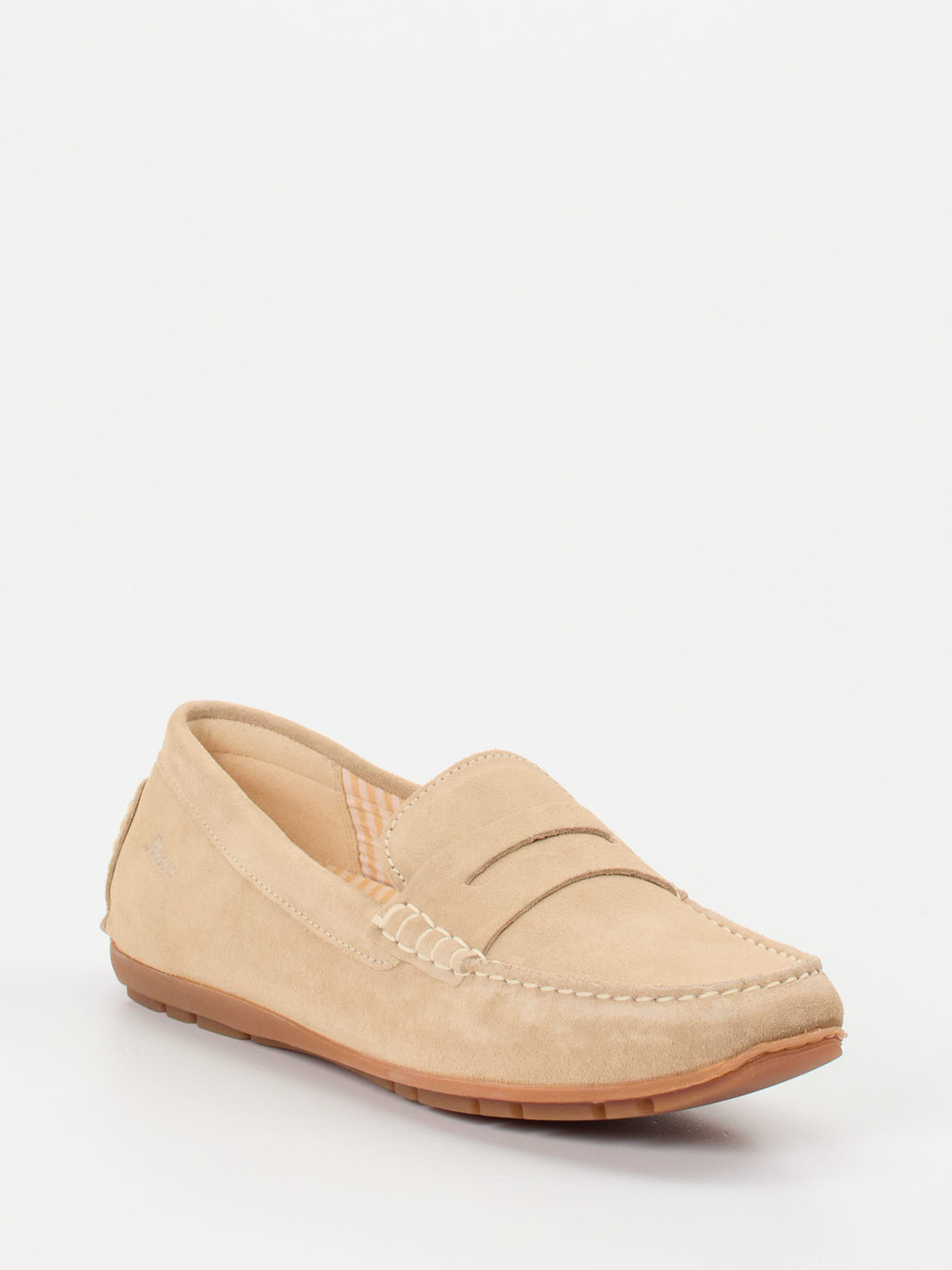 Sioux – Mokassins aus Veloursleder in Beige