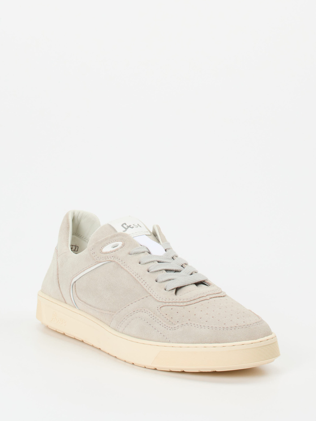 Sioux – Sneaker aus Veloursleder in Hellbeige