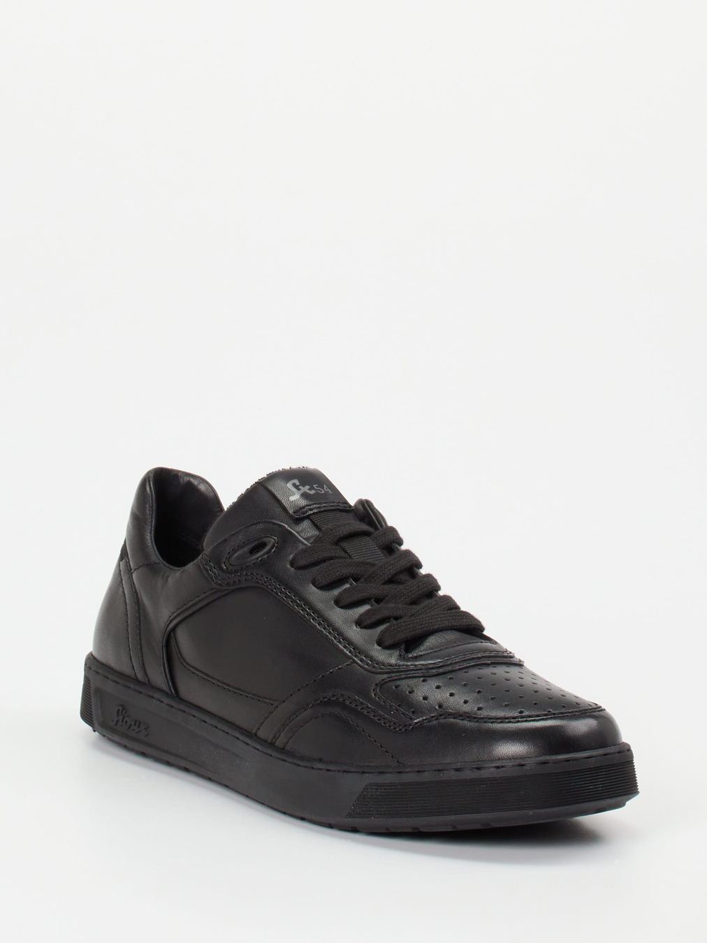 Sioux – Sneaker aus Kalbleder schwarz