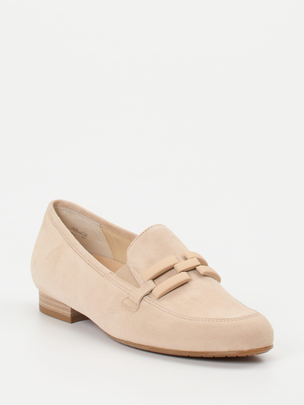 Semler – Loafer aus Veloursleder beige