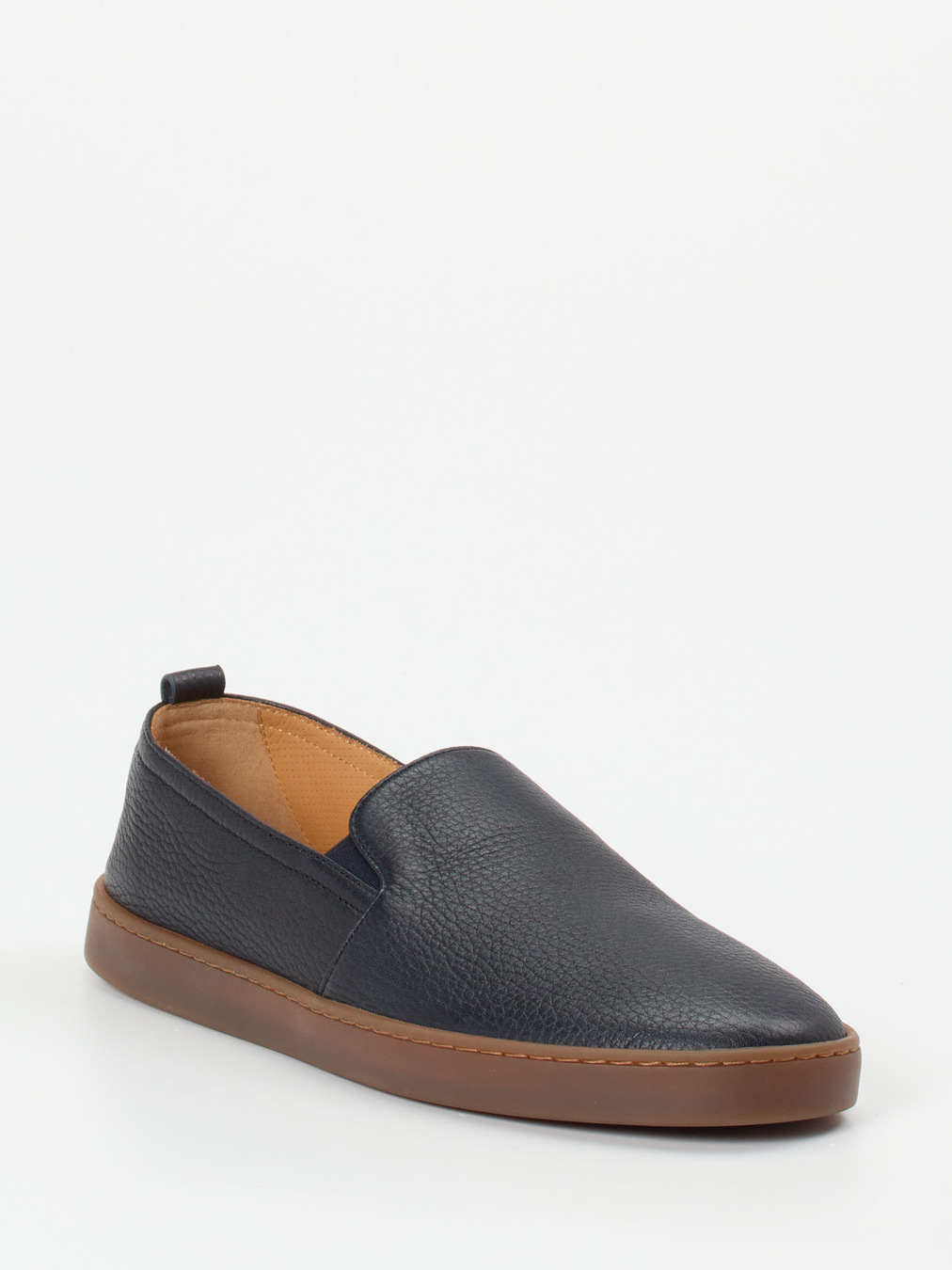 Henderson – Slipper aus Hirschleder Dunkelblau