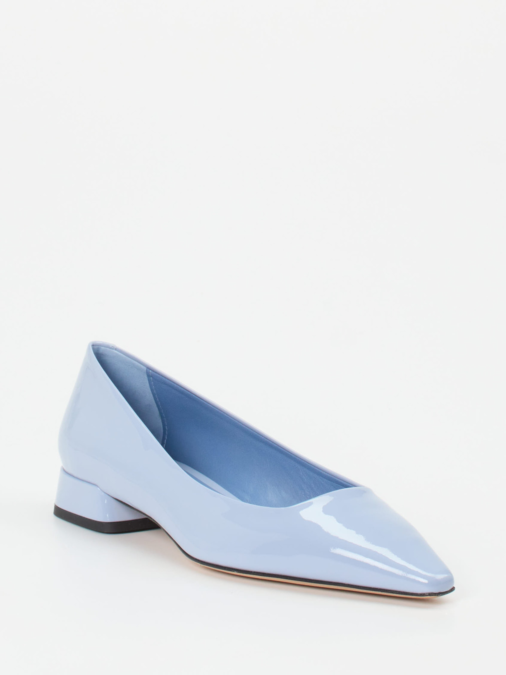 Konstantin Starke – Spitzballerinas aus Lackleder Pastellblau