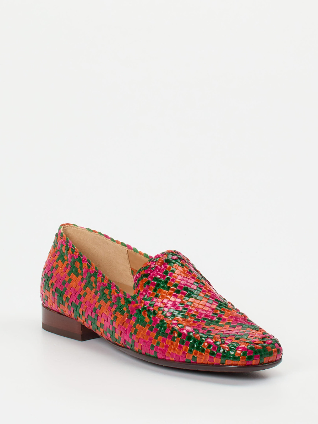 Sioux – Loafer aus Flechtleder in Multicolor