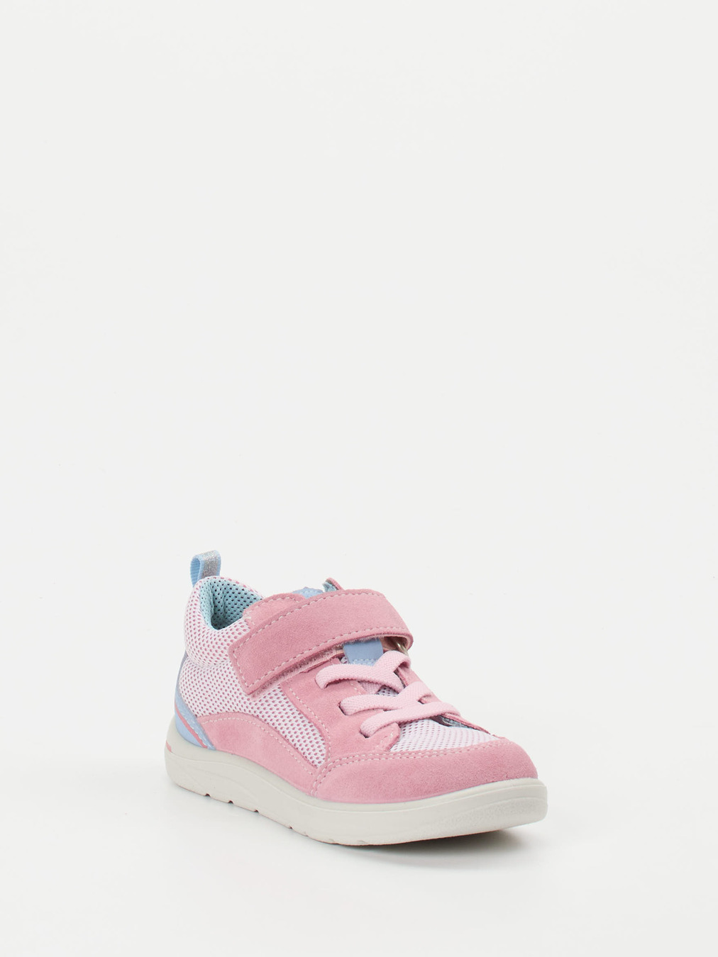 Ricosta – Klettsneaker aus Veloursleder Rosa