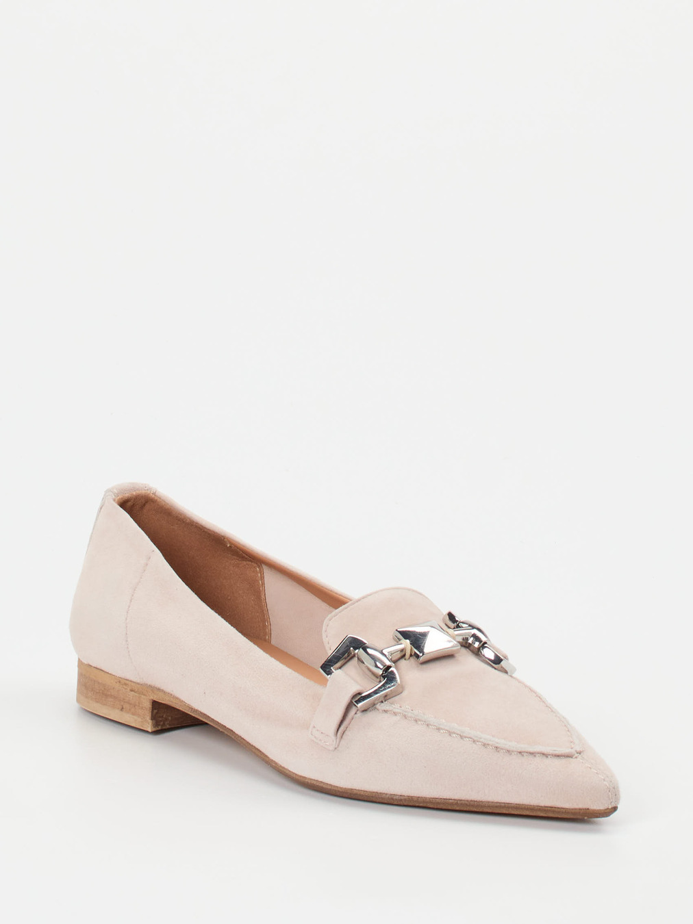 Donna Carolina – Loafer aus Veloursleder in Rosa
