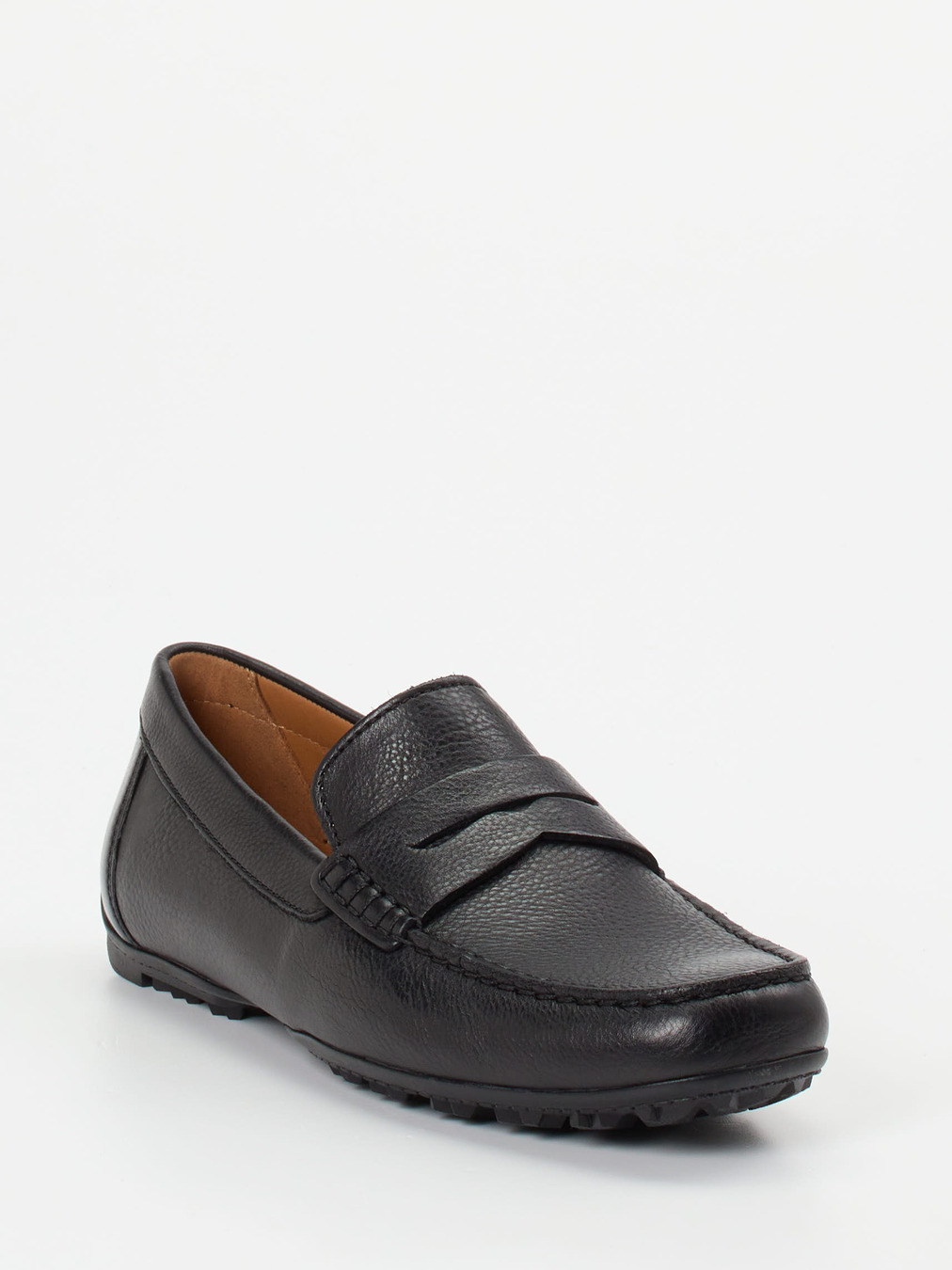 Geox – Penny Loafer aus Kalbleder schwarz