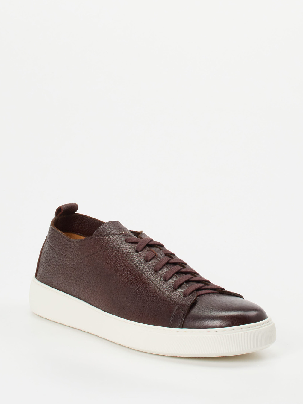 Henderson – Sneaker aus Hirschleder Dunkelbraun