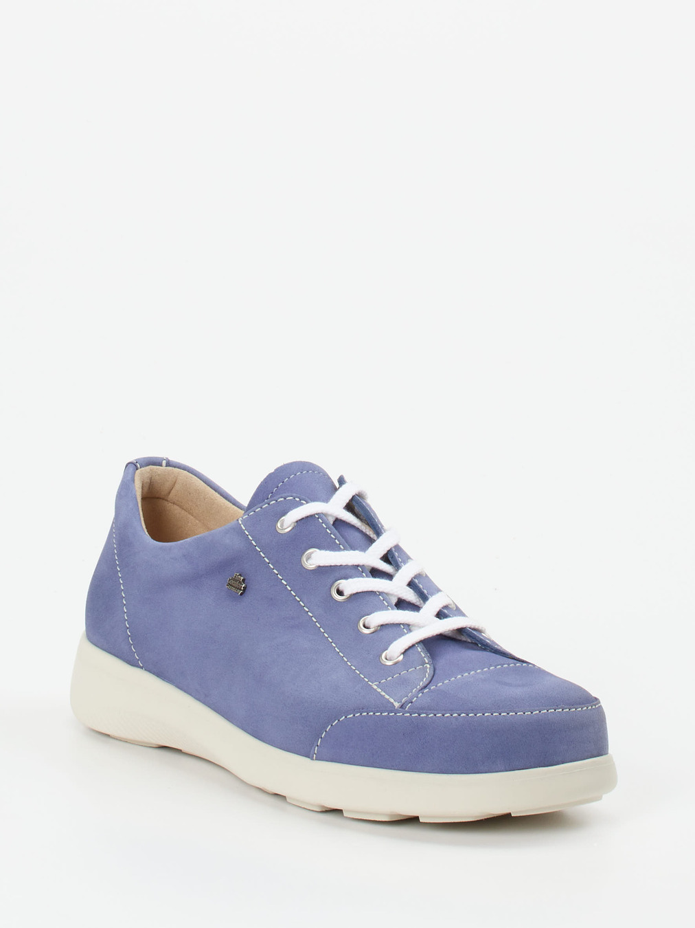 Finn Comfort – Schnürschuh aus Nubukleder lavendelblau