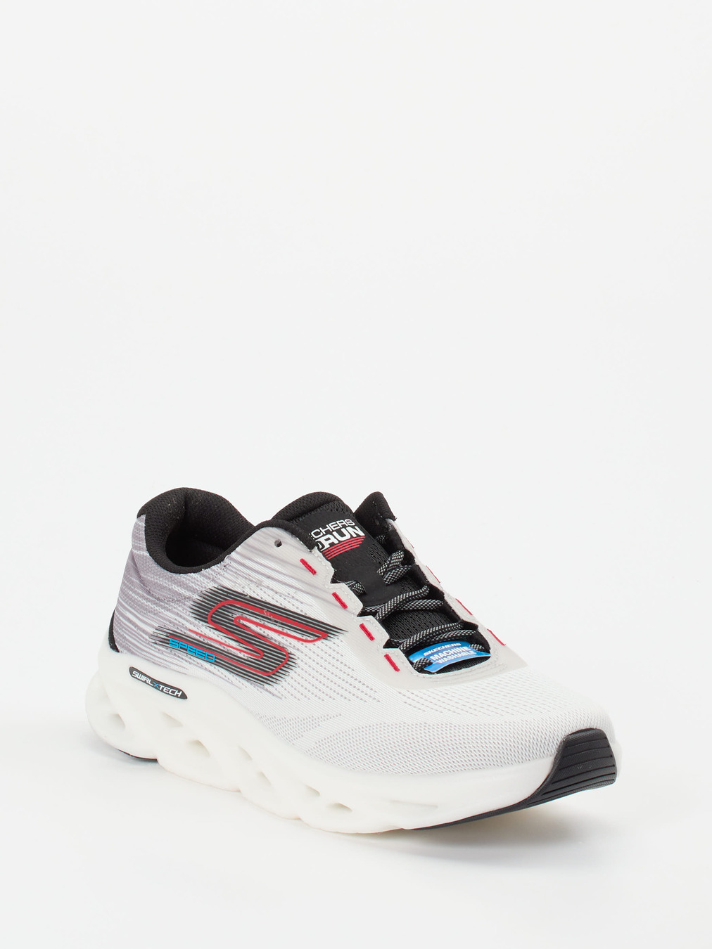 Skechers – Sneaker aus Meshtextil in Hellgrau