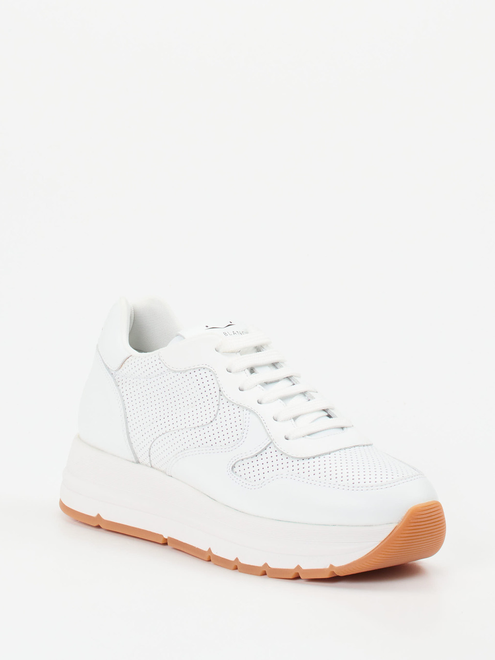 Voile Blanche – Chunky Sneaker aus Kalbleder Weiß