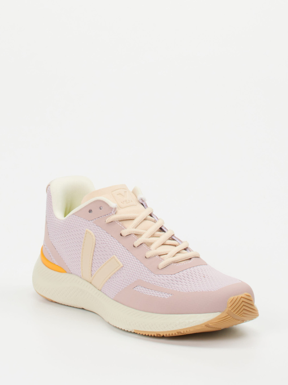 Veja – Laufsneaker aus veganem Mesh in Rosé