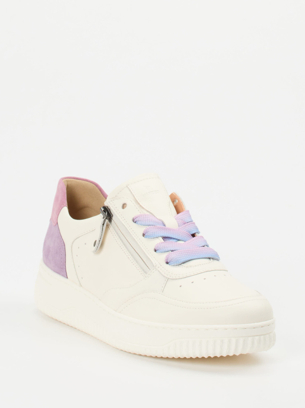 Hartjes – Sneaker aus Kalbleder in Cremeweiß