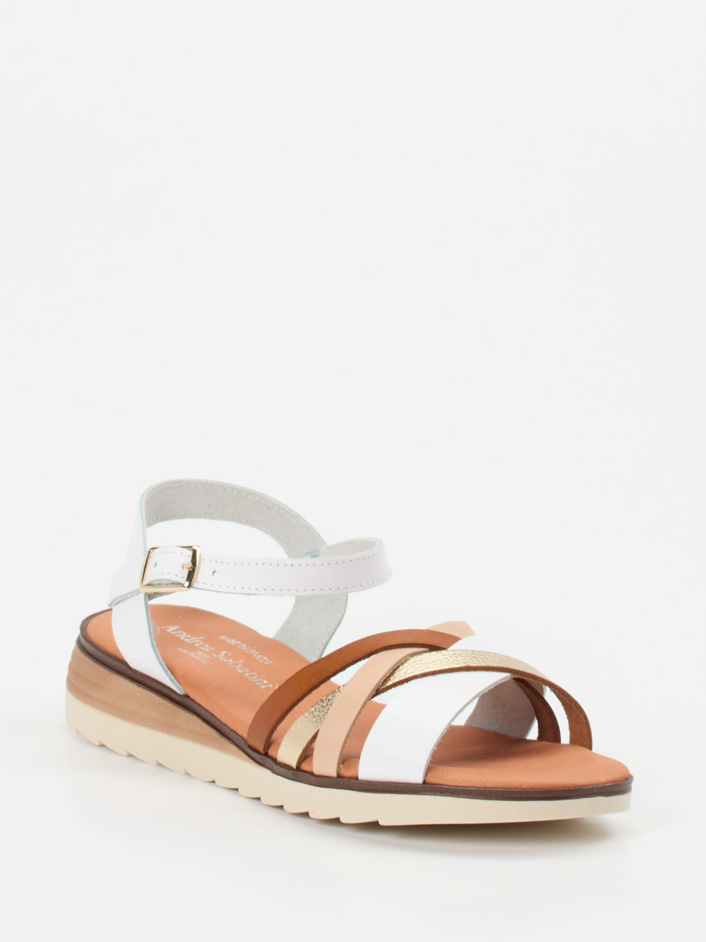 Andrea Sabatini – Riemchensandalen aus Leder multicolor