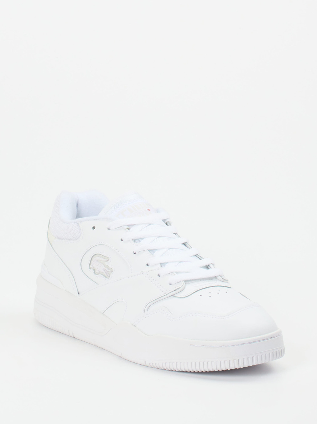 Lacoste – Sneaker aus Leder und Mesh Weiß