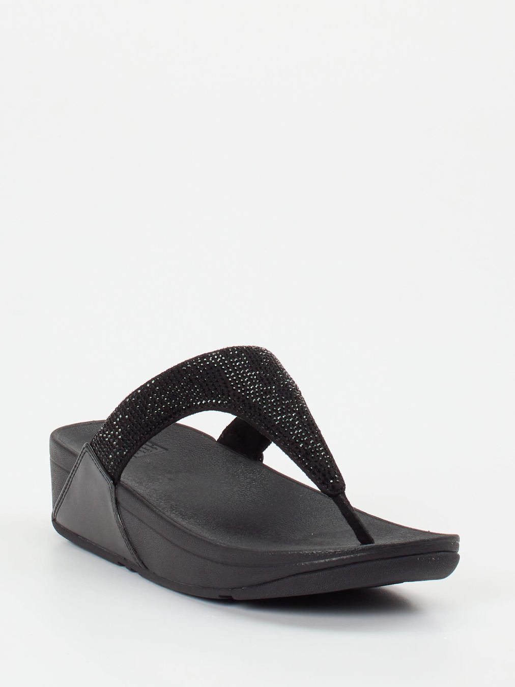 FitFlop – Zehentrenner aus Textil in Schwarz