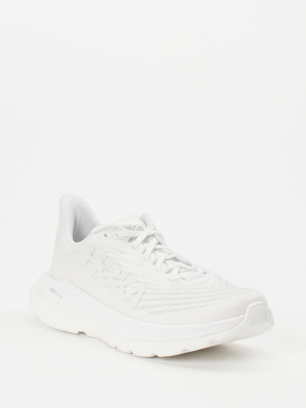 HOKA – Laufschuhe aus Mesh in Offwhite