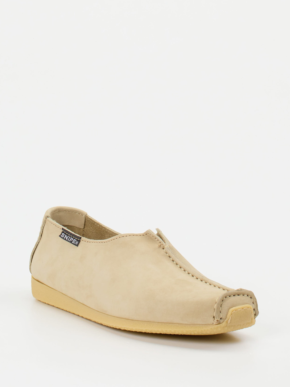 Snipe – Slipper aus Nubukleder in Beige